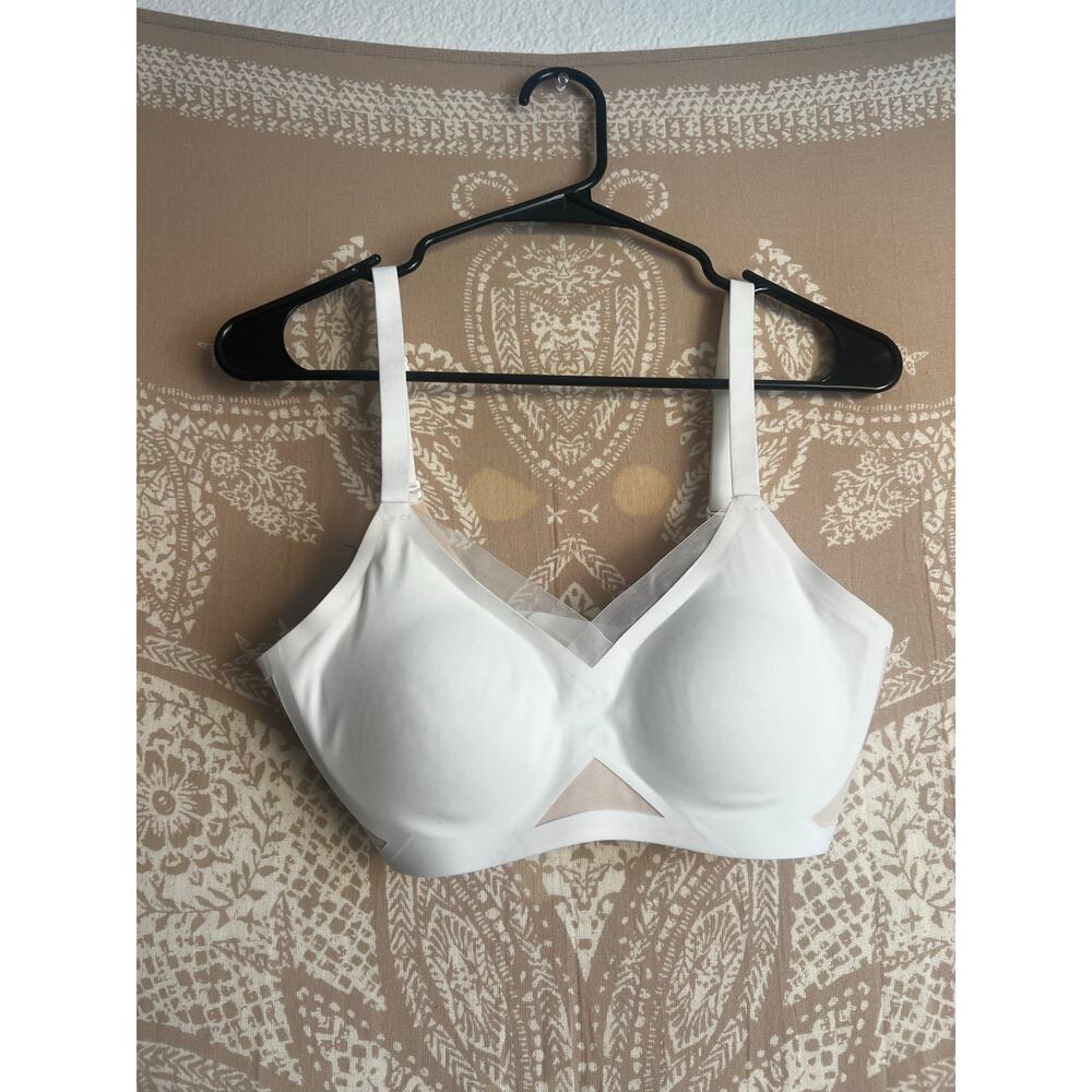Honeylove Crossover Bra in White